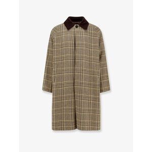 Amaranto Men Madras Coat With Padding